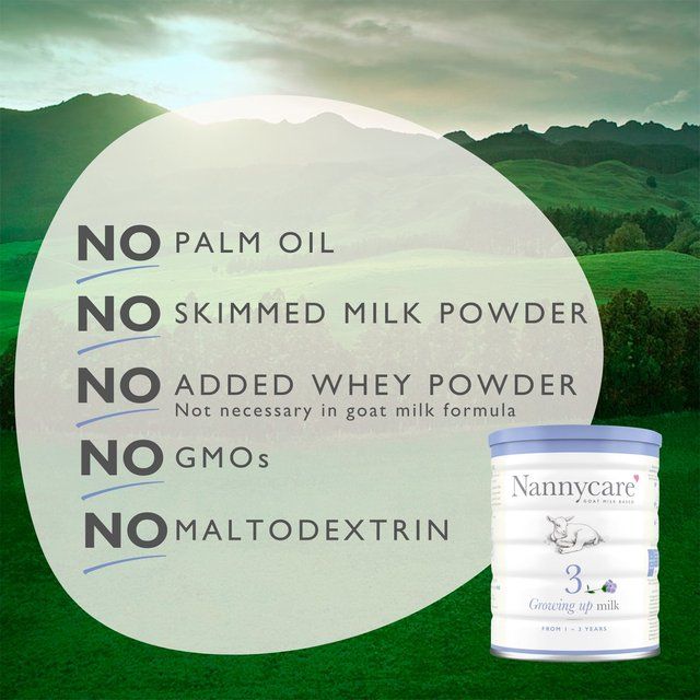 Nannycare 3 Growing up Goat Milk based Powder 1-3 Yrs 900g