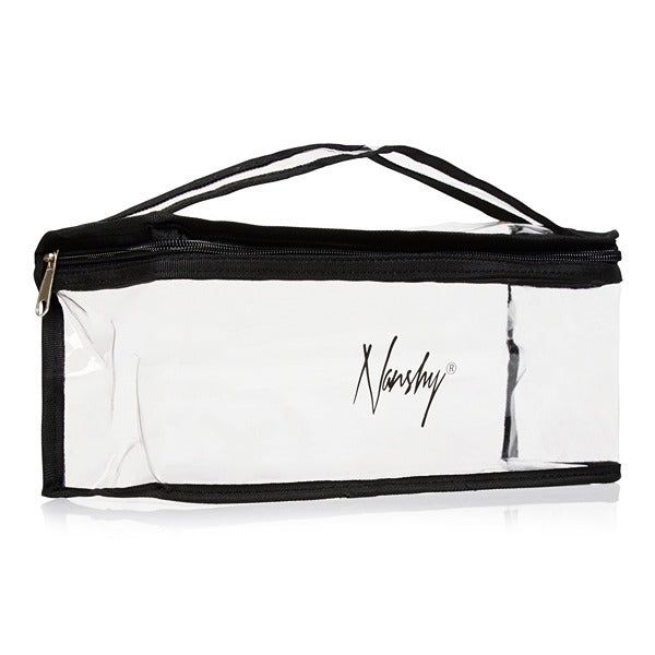 Nanshy See Through Clear Makeup Bag (Transparent/Black)