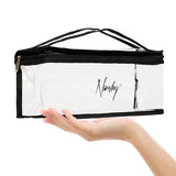 Nanshy See Through Clear Makeup Bag (Transparent/Black)