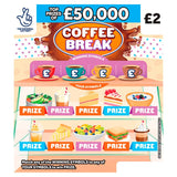 National Lottery £2 £50,000 Coffee Break Scratchcard Game