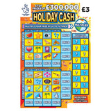 National Lottery £3 £300,000 Holiday Cash Scratchcard Game