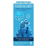 Natracare Organic Tampons Super Applicator 16 per pack
