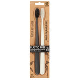 Natural Family Bio Toothbrush Pirate Black & Ivory Desert 2 per pack