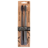 Natural Family Bio Toothbrush - Pirate Black & Monsoon Mist 2 per pack