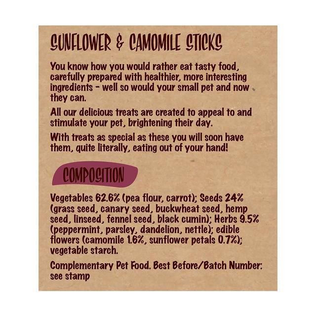 Naturals Sunflower & Chamomile Sticks 2 per pack