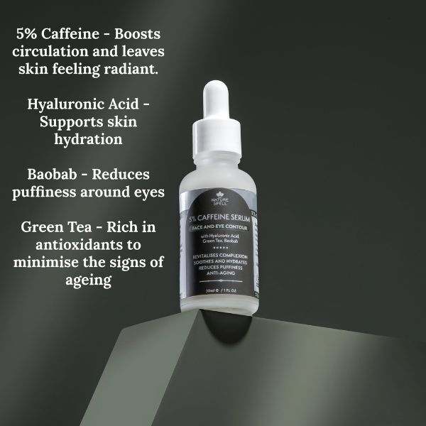 Nature Spell 5% Caffeine Serum - Face & Eye Contour 30ml