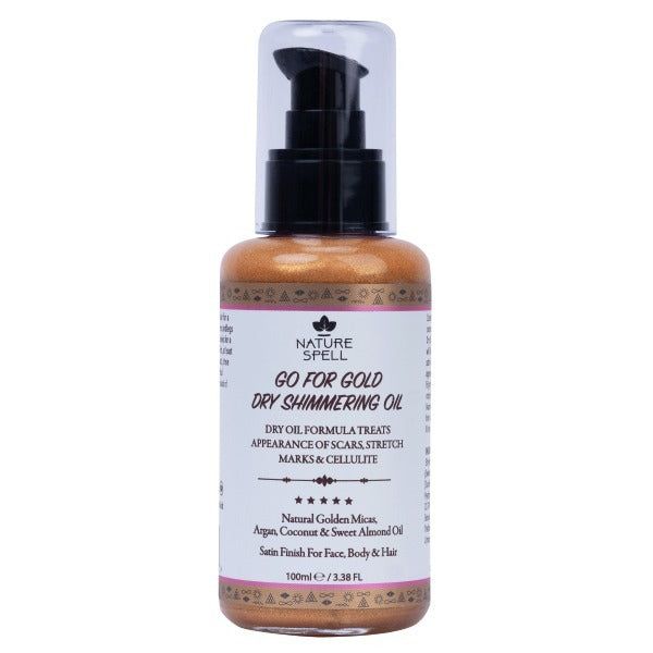 Nature Spell Go for Gold Dry Shimmer Oil