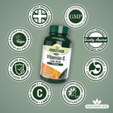 Natures Aid Low Acid Vitamin C Tablets 1000mg 90 per pack