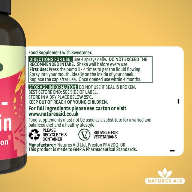 Natures Aid Multivitamin Oral Spray (Orange & Lemon Flavour) 30ml