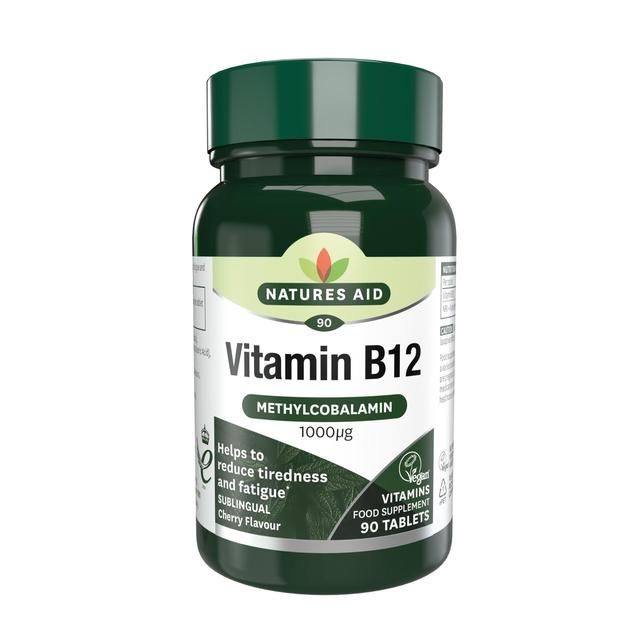 Natures Aid Vitamin B12 Supplement Tablets 1000ug 90 per pack
