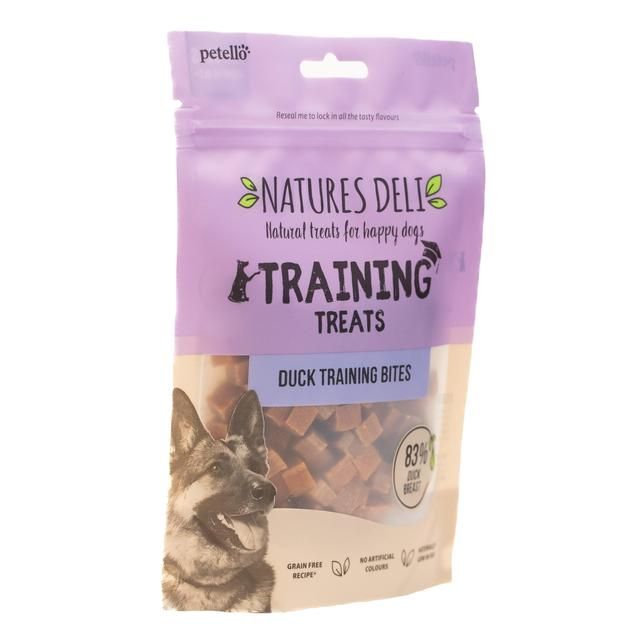 Natures Deli Duck Training Bites Dog Treats 100g