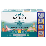 Naturo Adult Dog with Rice Variety Trays   6 x 400g