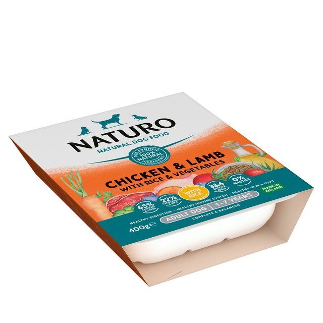 Naturo Chicken Lamb with Rice & Vegetables 400g