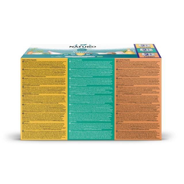 Naturo Senior Variety Pack with Rice 6 x 400g