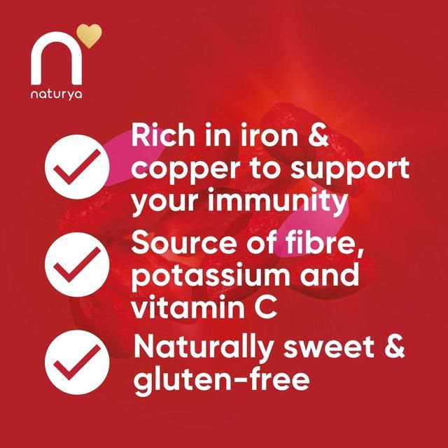 Naturya Organic Sundried Goji Berries 125g