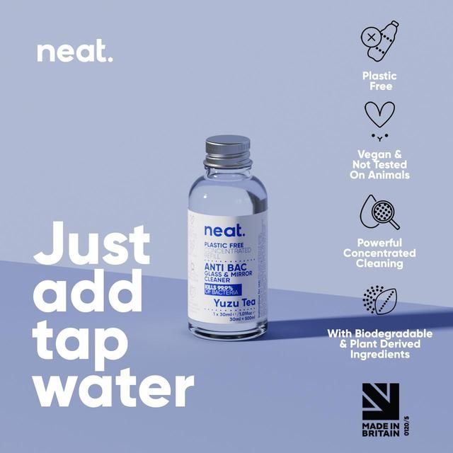 Neat Anti-Bac Glass Cleaner Refill Starter Pack Yuzu Tea 500ml