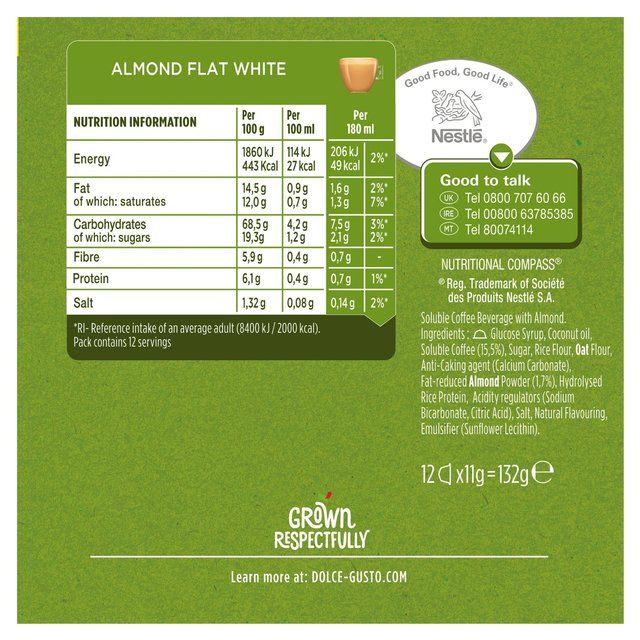 Nescafe Dolce Gusto Almond 12 per pack