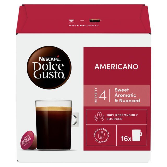 Nescafe Dolce Gusto Caffe Americano Pods 16 per pack