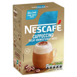 Nescafe Gold Decaff Cappuccino Unsweetened Instant Coffee 8 Sachets 8 per pack