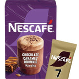 Nescafe Gold Frothy Coffee Chocolate Caramel Brownie Iced 7 sachets 6 x 149g