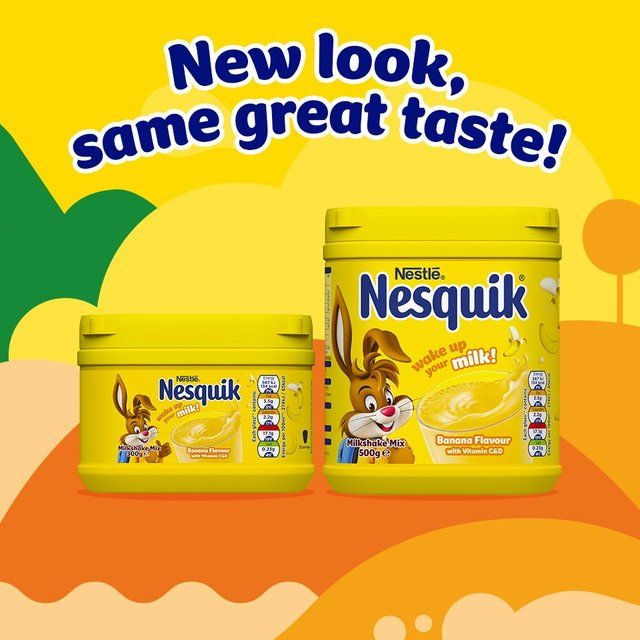 Nesquik Banana Milkshake Powder Tub 500g