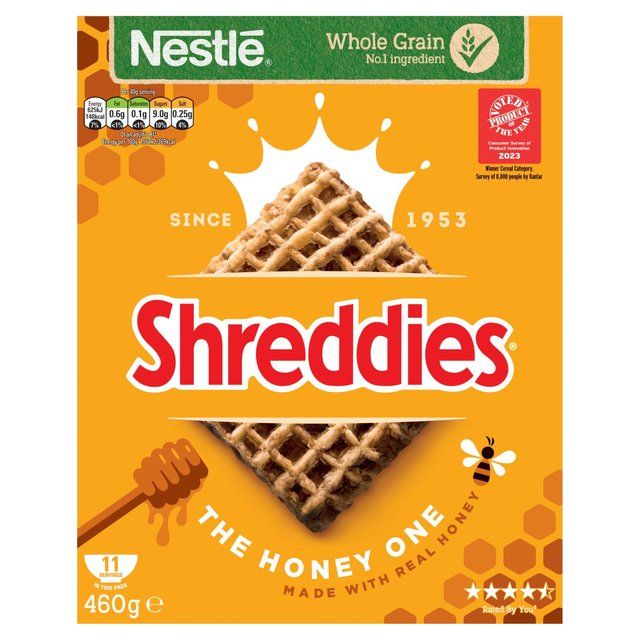 Nestle Shreddies The Honey One Cereal 460g