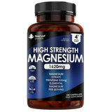 New Leaf Magnesium Citrate 1620mg High Strength 240 Capsules