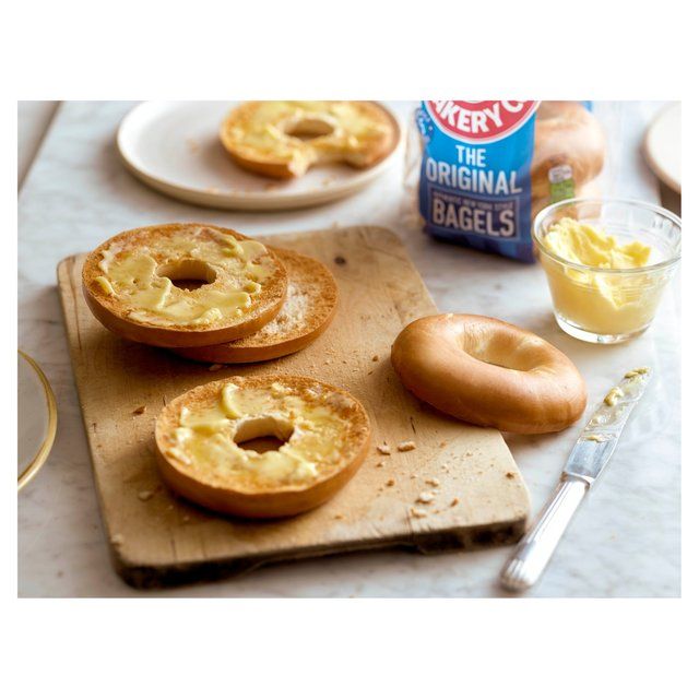 New York Bakery Co. Plain Bagels 5 per pack