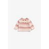 Newborn Girl Stripe Cardigan