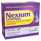 Nexium Control Heartburn & Indigestion 24 Hour Relief 20mg 14 Caps 14 per pack