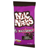 Nik Naks Rib 'N' Saucy Multipack Crisps 6 per pack
