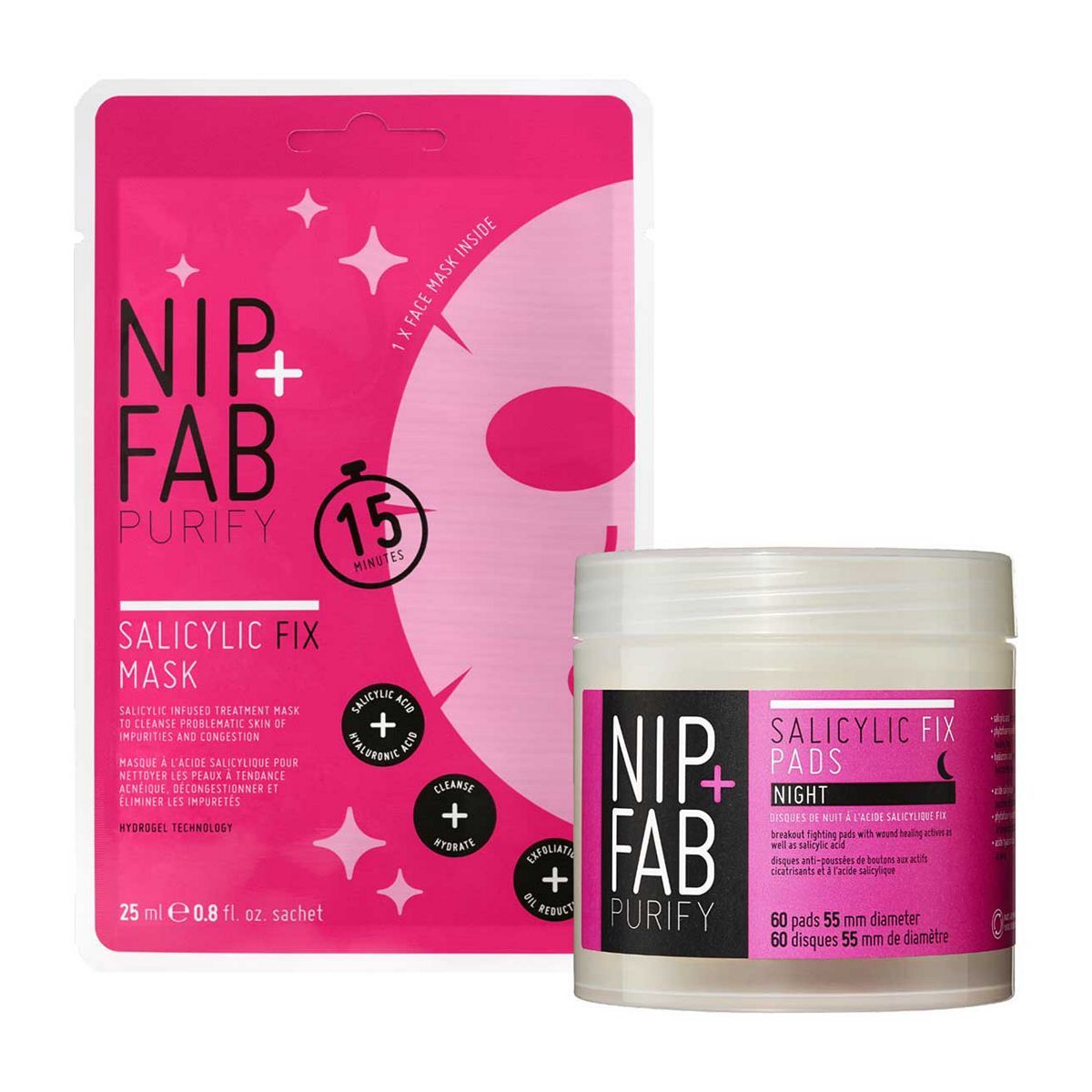Nip+Fab Salicylic Fix Treat & Tone Bundle
