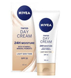 NIVEA 24H Moisture Tinted Day Cream with Vitamin E Light Skin Tone SPF15 50ml