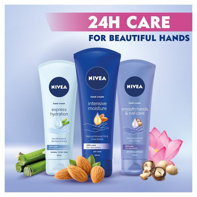 NIVEA Almond Oil & Shea Butter Intensive Hand Cream for Dry Skin 100ml