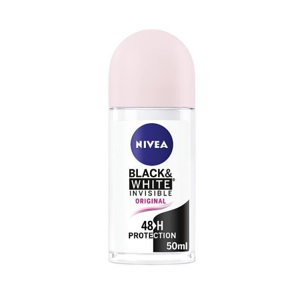 NIVEA Black & White Anti-Perspirant Roll-On Deodorant 50ml