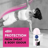 NIVEA Black & White Anti-Perspirant Roll-On Deodorant 50ml
