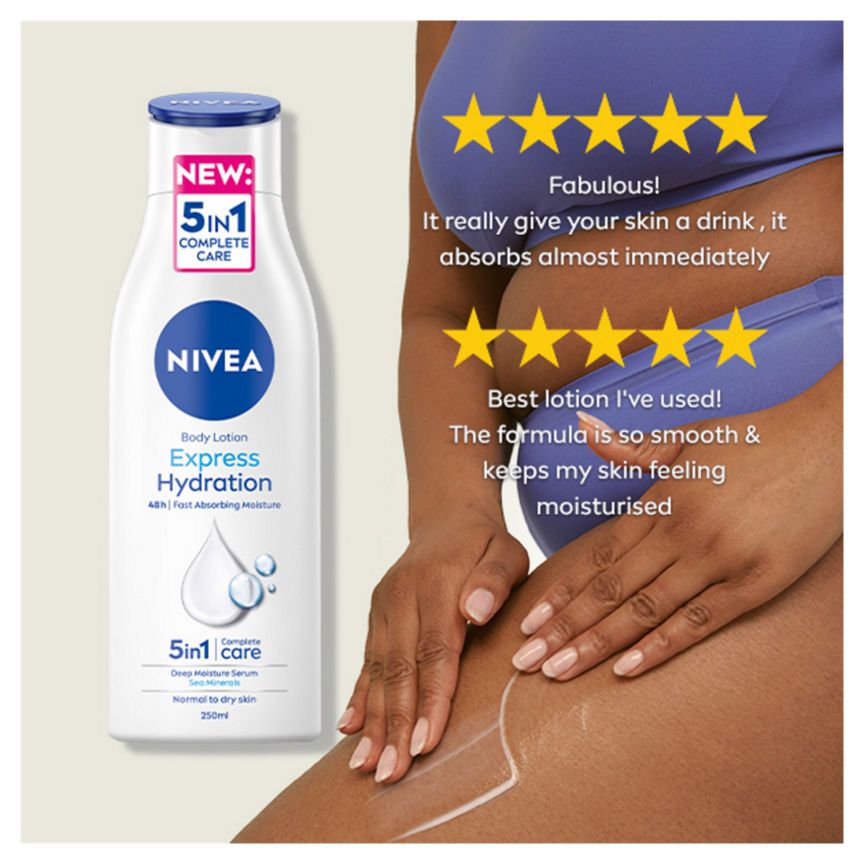Nivea Body Lotion Fast Absorbing Express Hydration