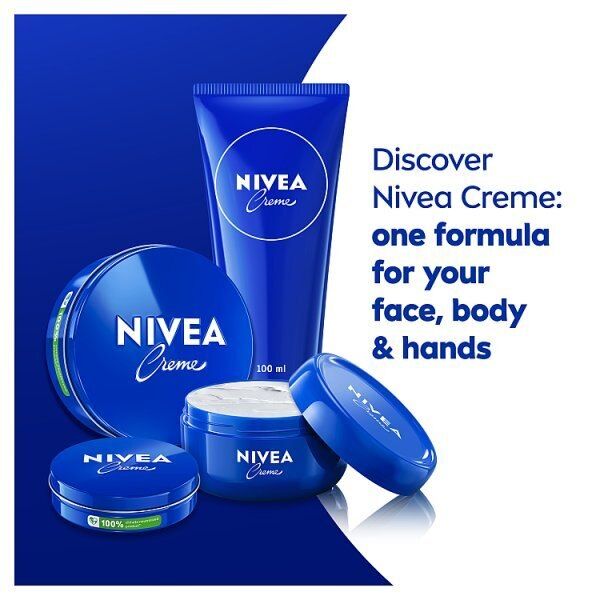 NIVEA Crème Moisturiser for Face Hands and Body 200ml