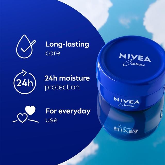 NIVEA Creme Moisturiser Cream for Face Hands & Body 200ml