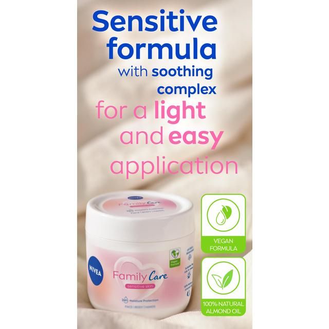 NIVEA Family Care Sensitive Moisturising Cream 450ml