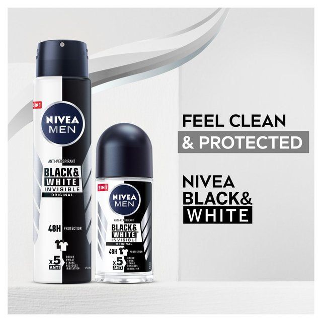 NIVEA MEN Black & White Original Anti-Perspirant Deodorant Spray 250ml