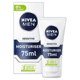 NIVEA MEN Sensitive Face Moisturiser with 0% Alcohol, 75ml