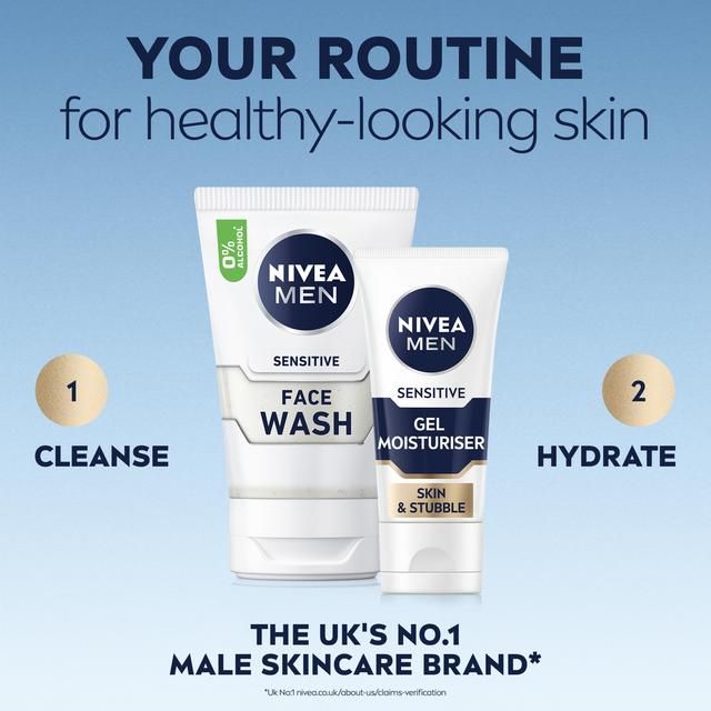 NIVEA MEN Sensitive Skin & Stubble Face Gel 50ml