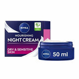 NIVEA Nourishing Night Cream for Dry & Sensitive Skin 50ml