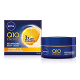 NIVEA Q10 Energy Anti-Wrinkle Recharging Night Face Cream with Vitamin C 50ml