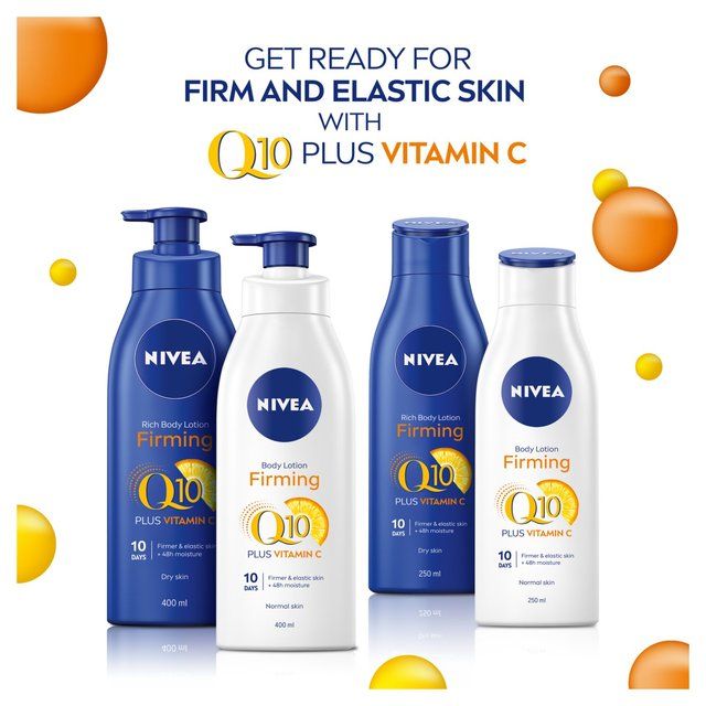 NIVEA Q10 + Vitamin C Firming Body Lotion for Dry Skin 400ml