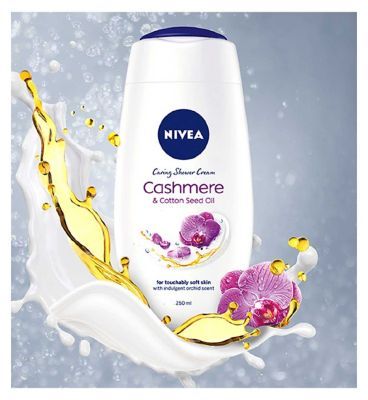 NIVEA Shower Gel, Indulgent Moisture Cashmere, 250ml