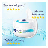 NIVEA Soft Moisturiser Cream for Face, Hands & Body, 500ml