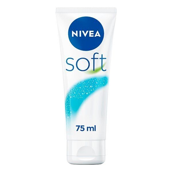 NIVEA Soft Moisturiser Cream for Face, Hands & Body, 75ml