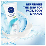 NIVEA Soft Moisturiser Cream for Face, Hands & Body, 75ml